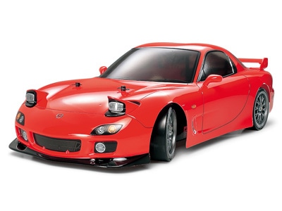 タミヤ 電動RCカーシリーズ 1/10RC マツダ RX-7 (TT-01D) ドリフト