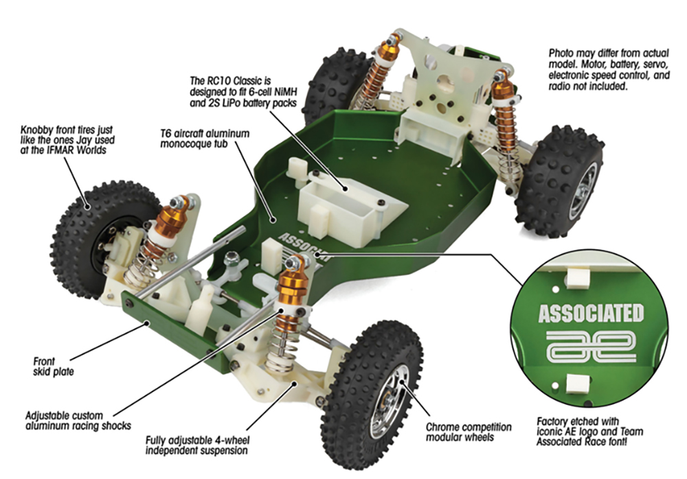 AS6010 RC10 40th Anniversary Green Edition Kit [AS6010] - 84,590円