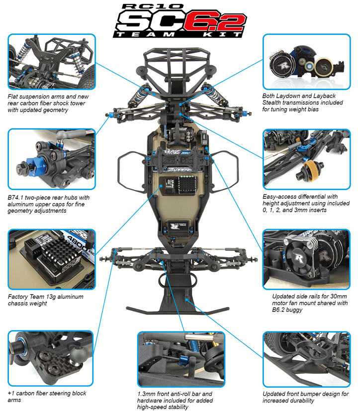 AS70008 RC10SC6.2 Team Kit/廃番 [AS70008] - 71,280円 : TEAM AJ