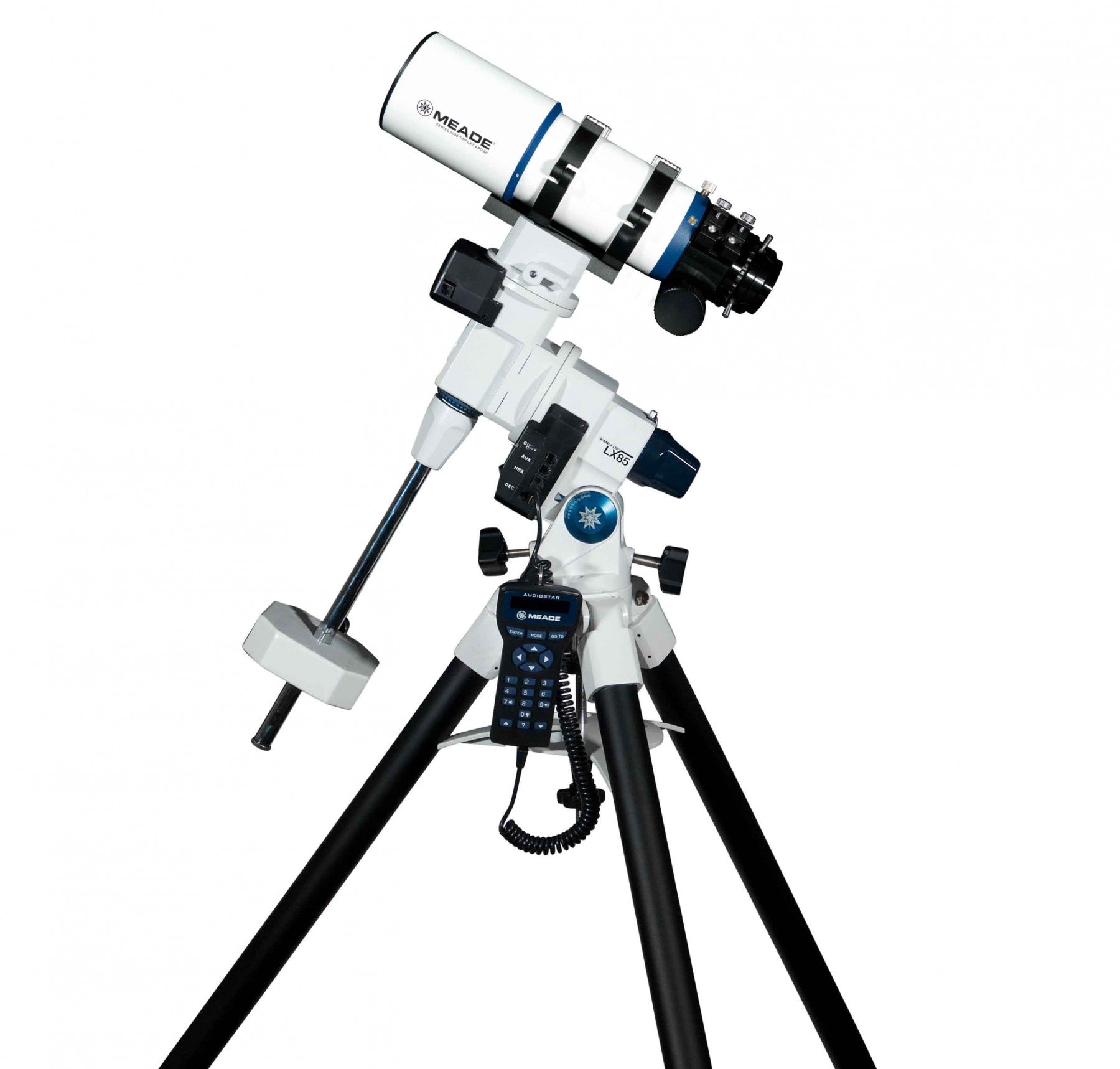 Meade 80mm Triplet APO Refractor on LX85 GoTo Equatorial Mount