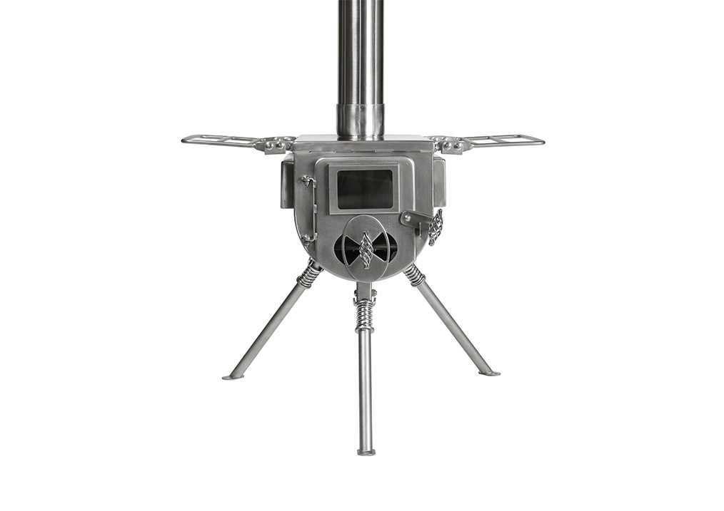 Wood stove side view M（Φ76㎜） ケース付き2点セット｜TAKIBI