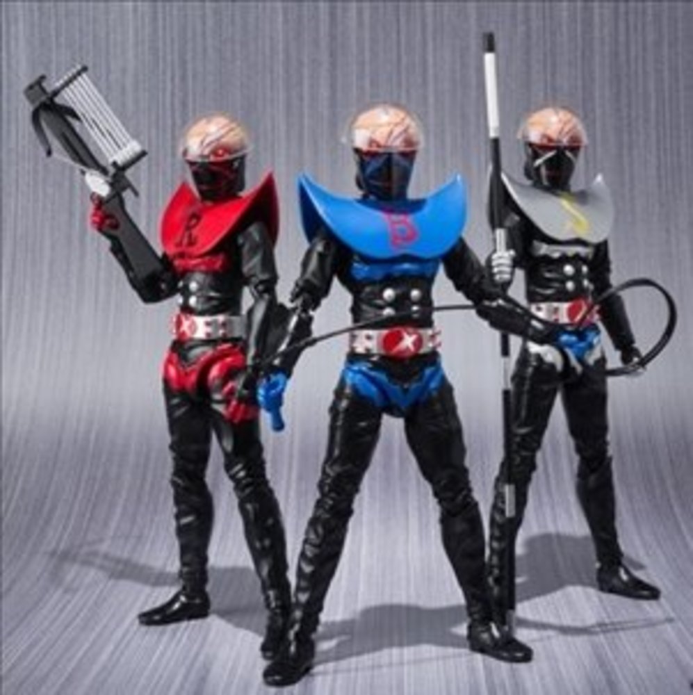 S.H.フィギュアーツ 人造人間キカイダー ハカイダー3体セット 可動式