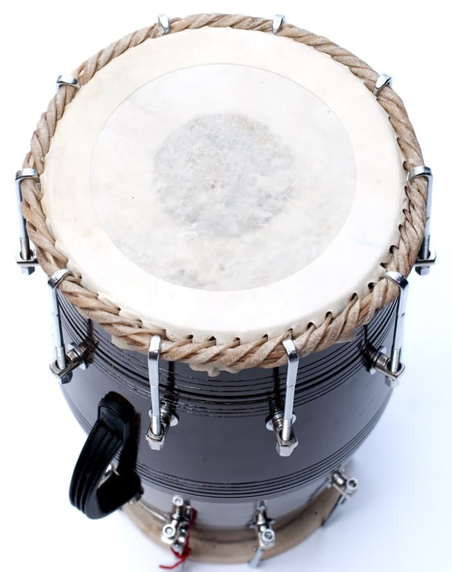 ドーラク(Dholak) インドの両面太鼓 ボルト締め高級タイプ の通販[送料