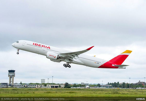 イベリア航空、東京/成田〜マドリード線にエアバスA350-900型機投入 来