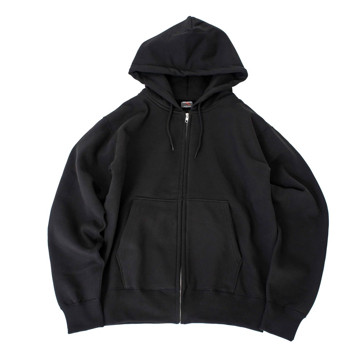 厚手ジップパーカー