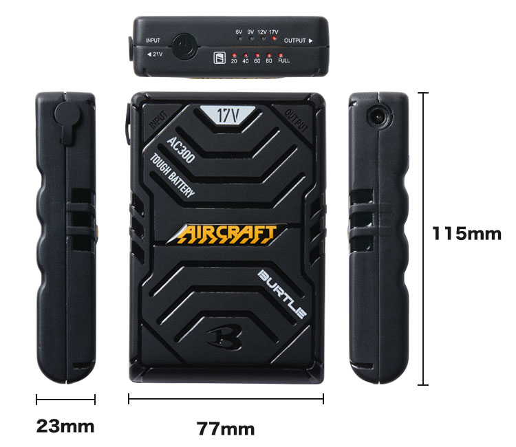 在庫限り】バートル AC300 エアークラフト専用17Vバッテリー(03-AC300