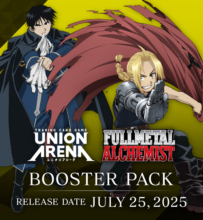 UNION ARENA BOOSTER PACK FULLMETAL ALCHEMIST [UE09BT] − PRODUCTS