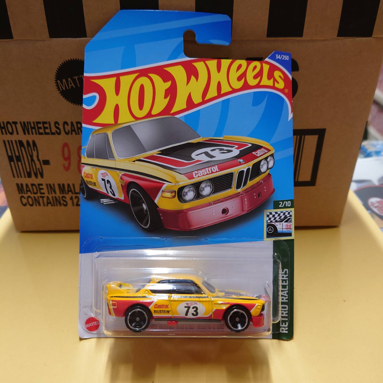 ホットウィール ベーシック '73 BMW 3.0 CSL レースカー ビクトリー