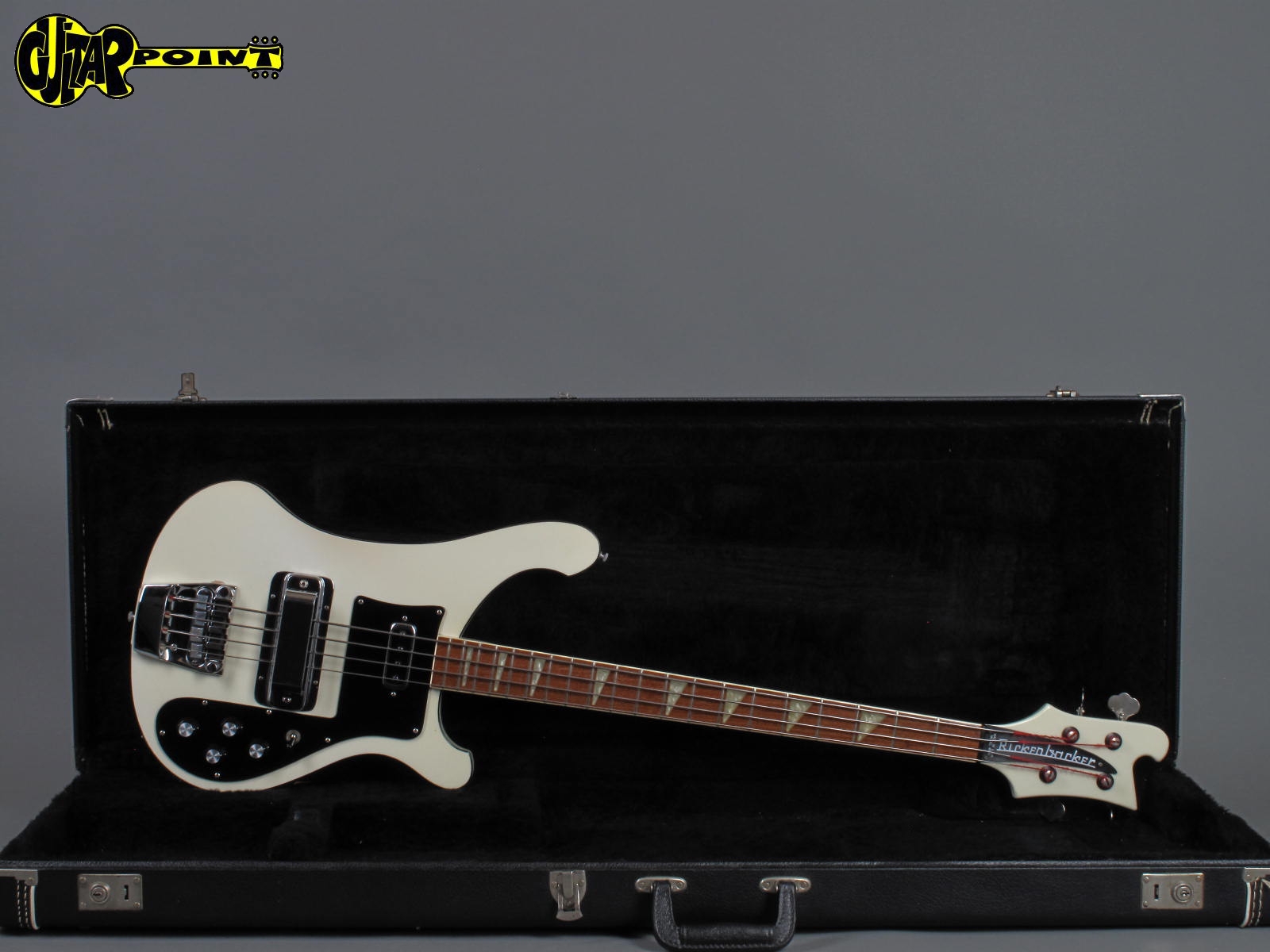 Rickenbacker 4001 1978 Tuxedo White Bass For Sale GuitarPoint