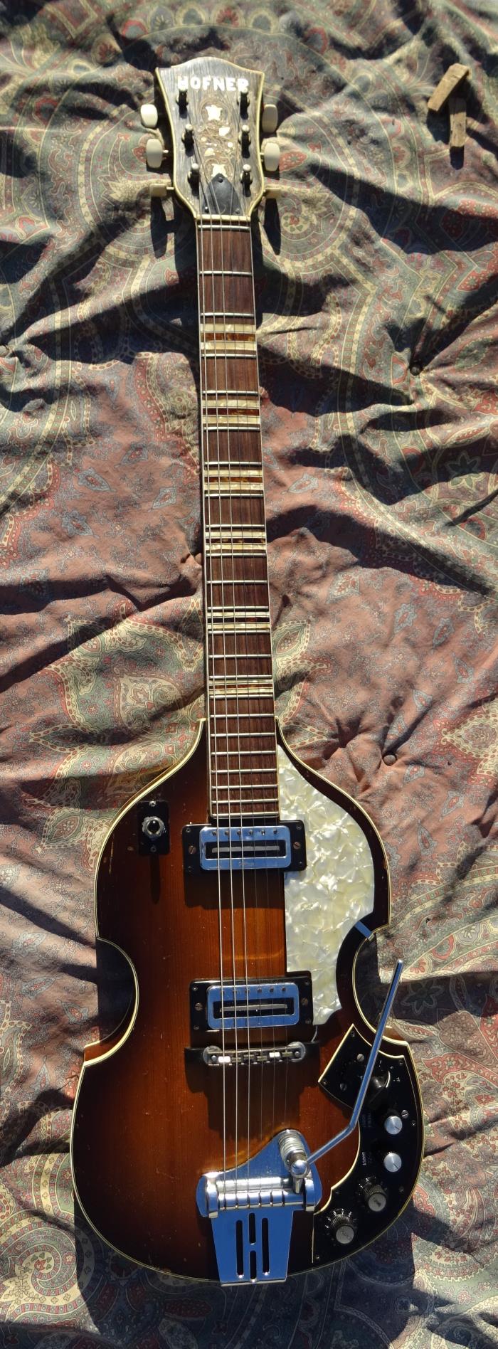 Hofner Violin Guitar 459 VTZ 1967 Violin Sunburst Guitar For Sale