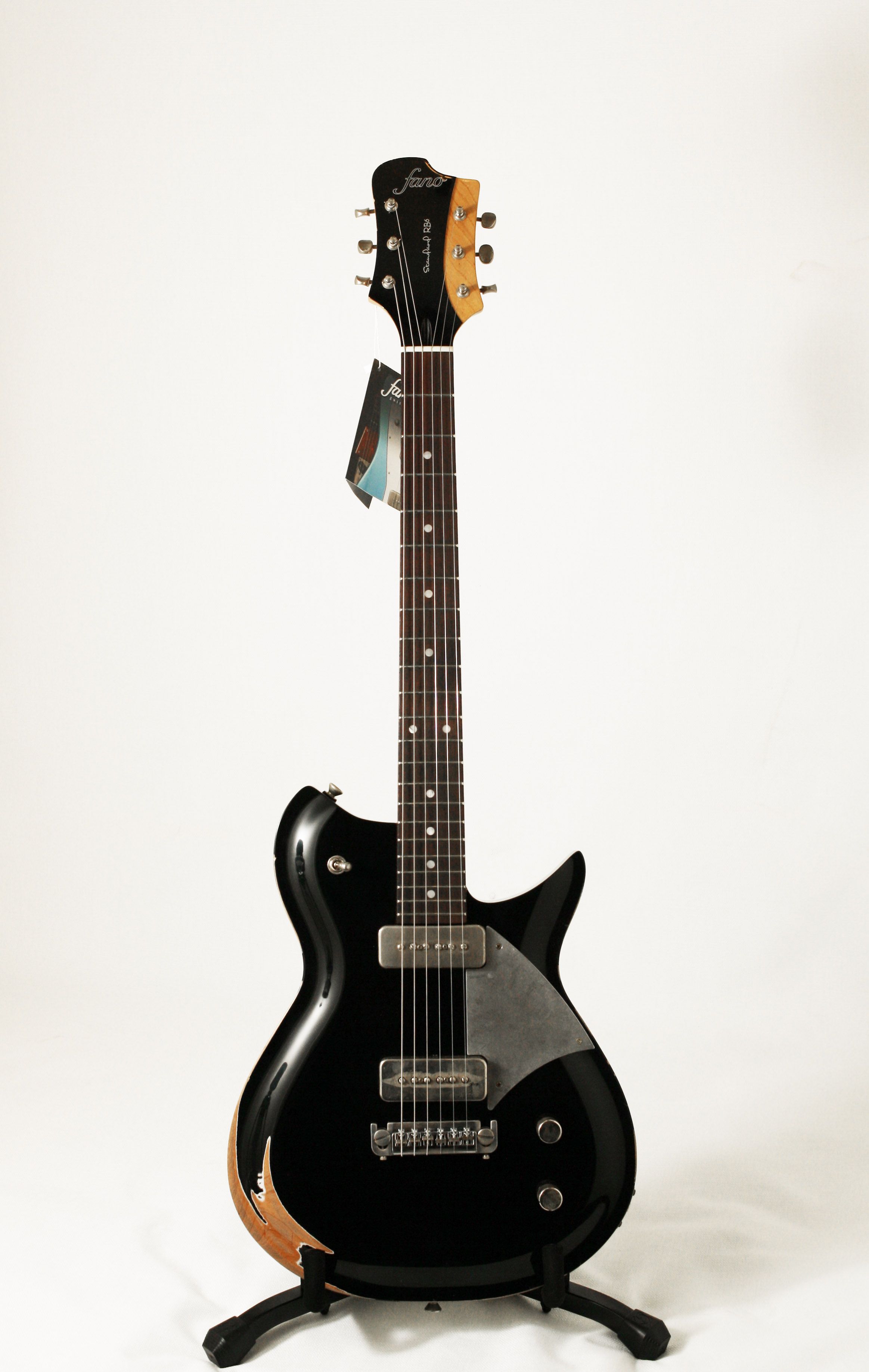 Fano Guitars Standard RB6 BBL Black Guitar For Sale Malmö Musikaffär