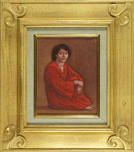 相笠昌義、【アラベスク・II】、希少な大判額装用画集より、美品、日本