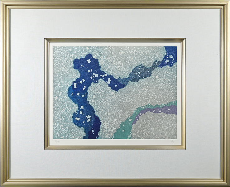 加山又造「版画集『月・雪・花』より 雪」 | 山田書店美術部オンライン