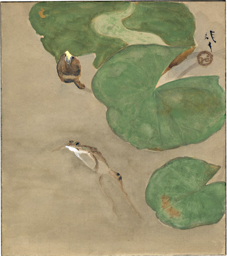 川端龍子「蛙（仮題）」 | 山田書店美術部オンラインストア