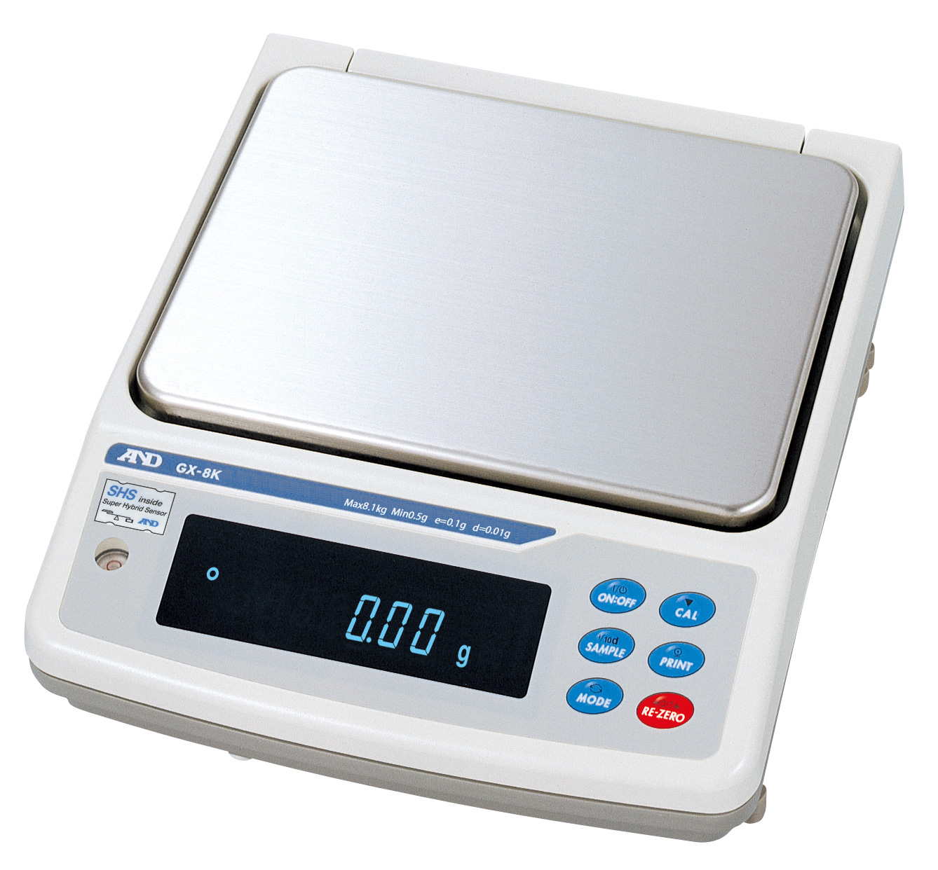 校正用分銅内蔵型 防塵・防水中量級天びん（GX-8K）｜ヤマト科学株式会社
