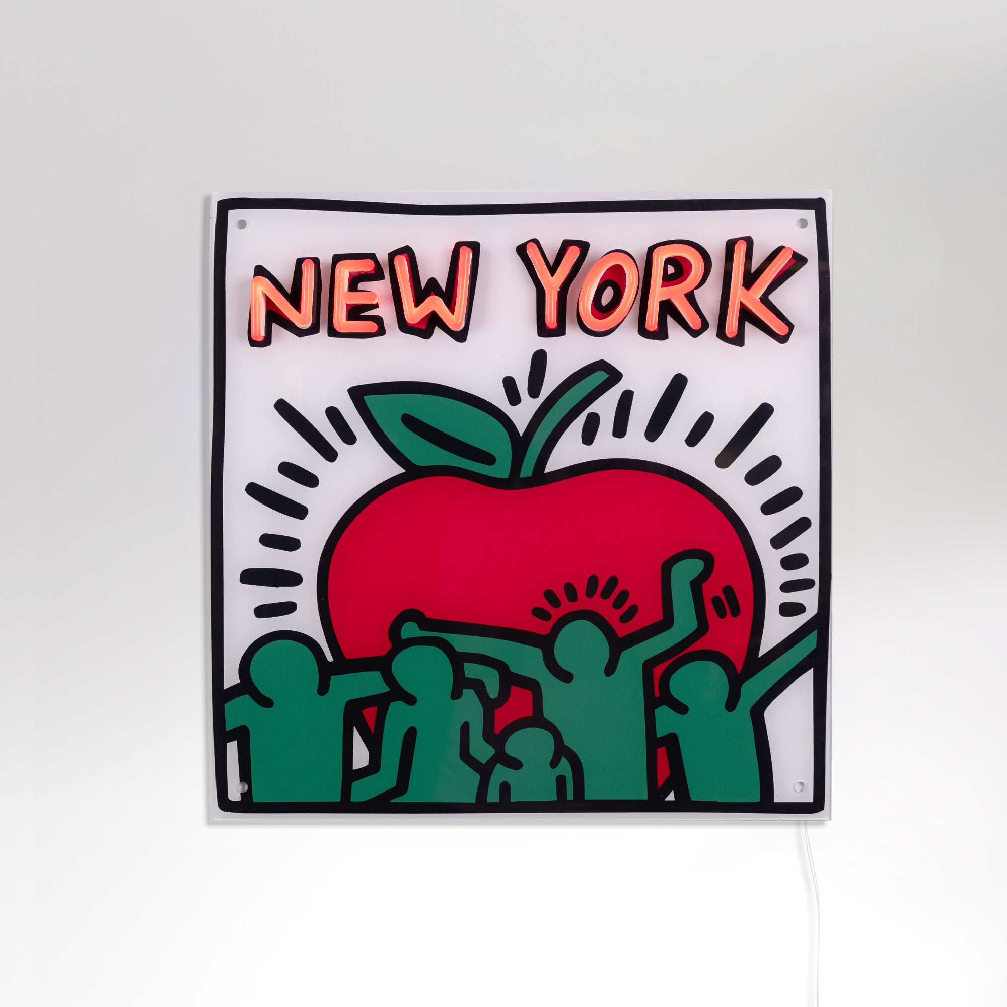 New York Yellowpop x Keith Haring, led neon sign – YELLOWPOP