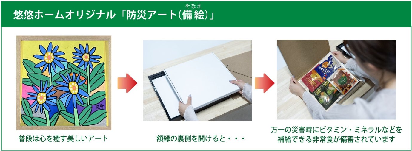悠悠ホームは3/20玄界島の防災訓練で防災アートを寄贈します。｜悠悠