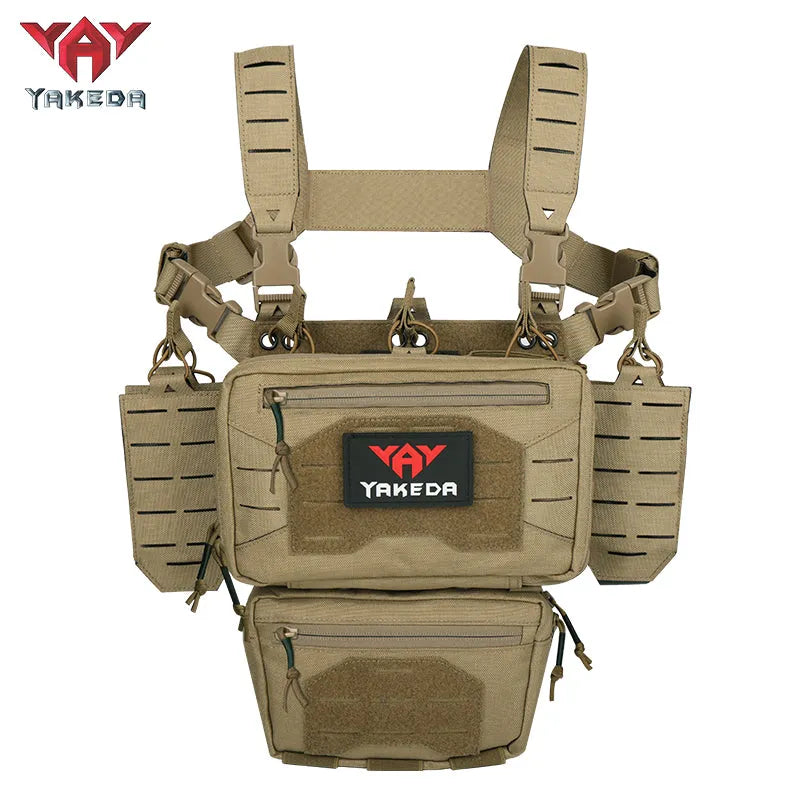 YAKEDA New Fashion Crossbody Harness Vest Conceal Tactical Chest Rig