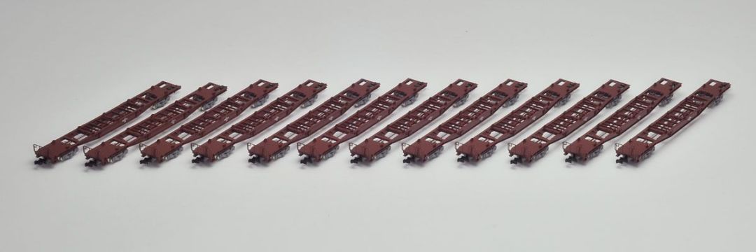 TOMIX】98979 JR コキ50000形貨車（コンテナなし・グレー台車）セット