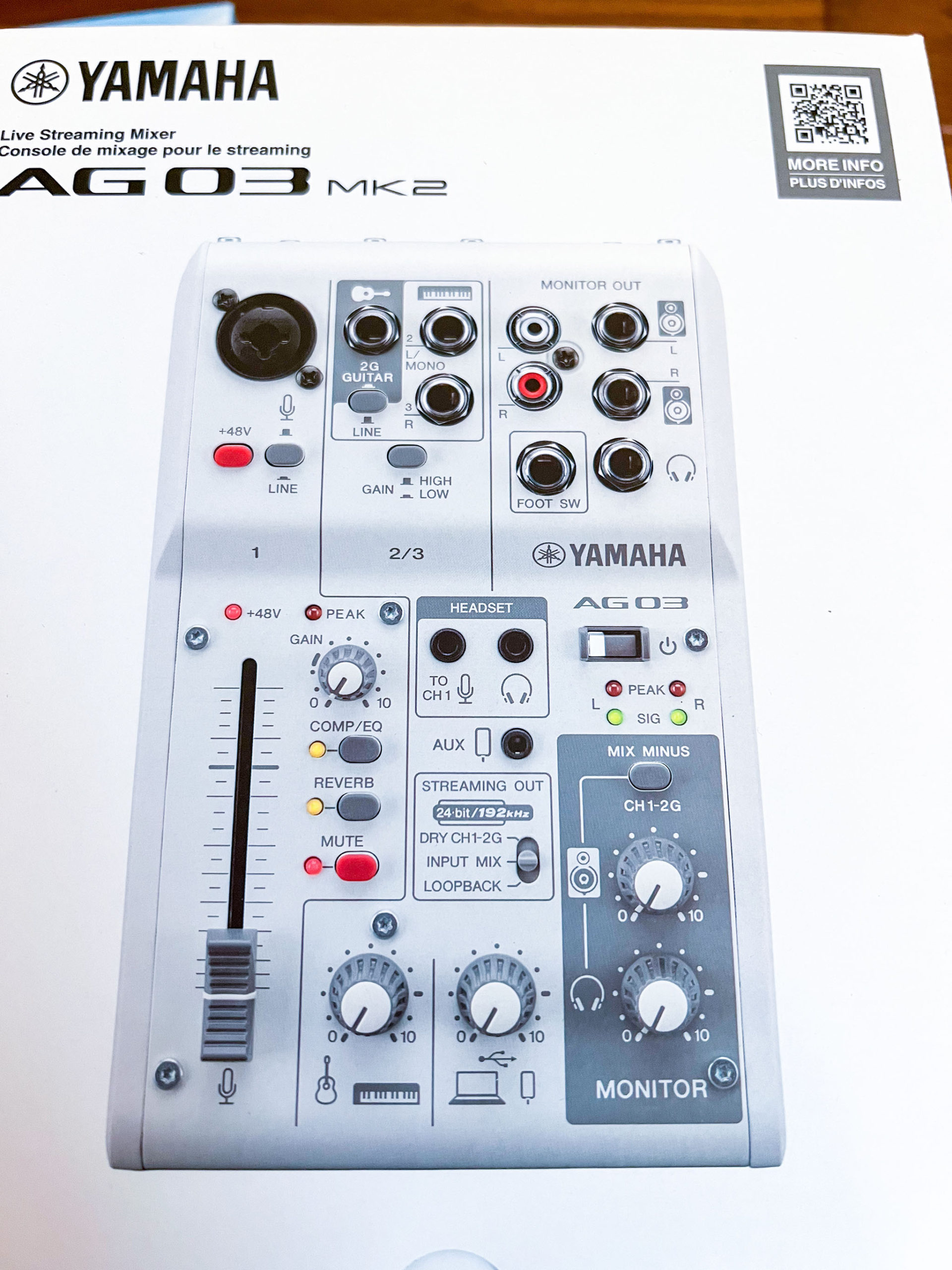 YAMAHA AG03MK2 + 初音ミク仕様オーバーレイシート - 晴れ時々ジャズ