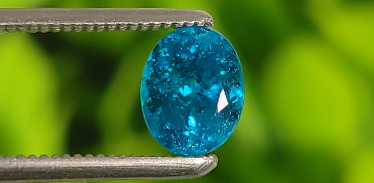 ブラジル産バターリャ鉱山パライバトルマリン0.652ct(中央宝石研究所