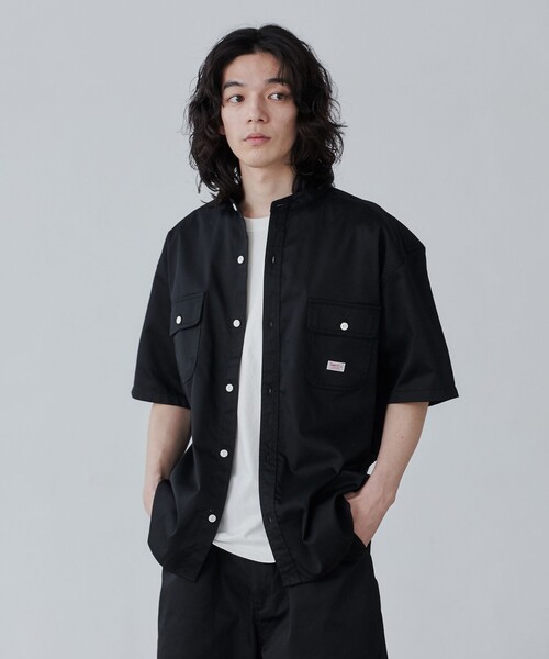 シャツ SMITHS（スミス）別注バンドカラーワークシャツ メンズ