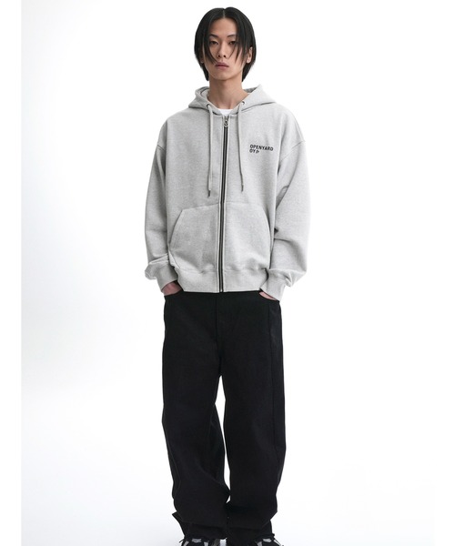 OY（オーワイ） パーカー O.N.L LINESTONE HOODIE ZIP-UP/ロゴライン