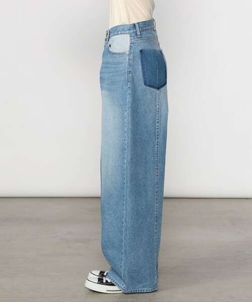 Bshop ジーンズ デニム デニムパンツ SERGE | リメイク バックダーツ