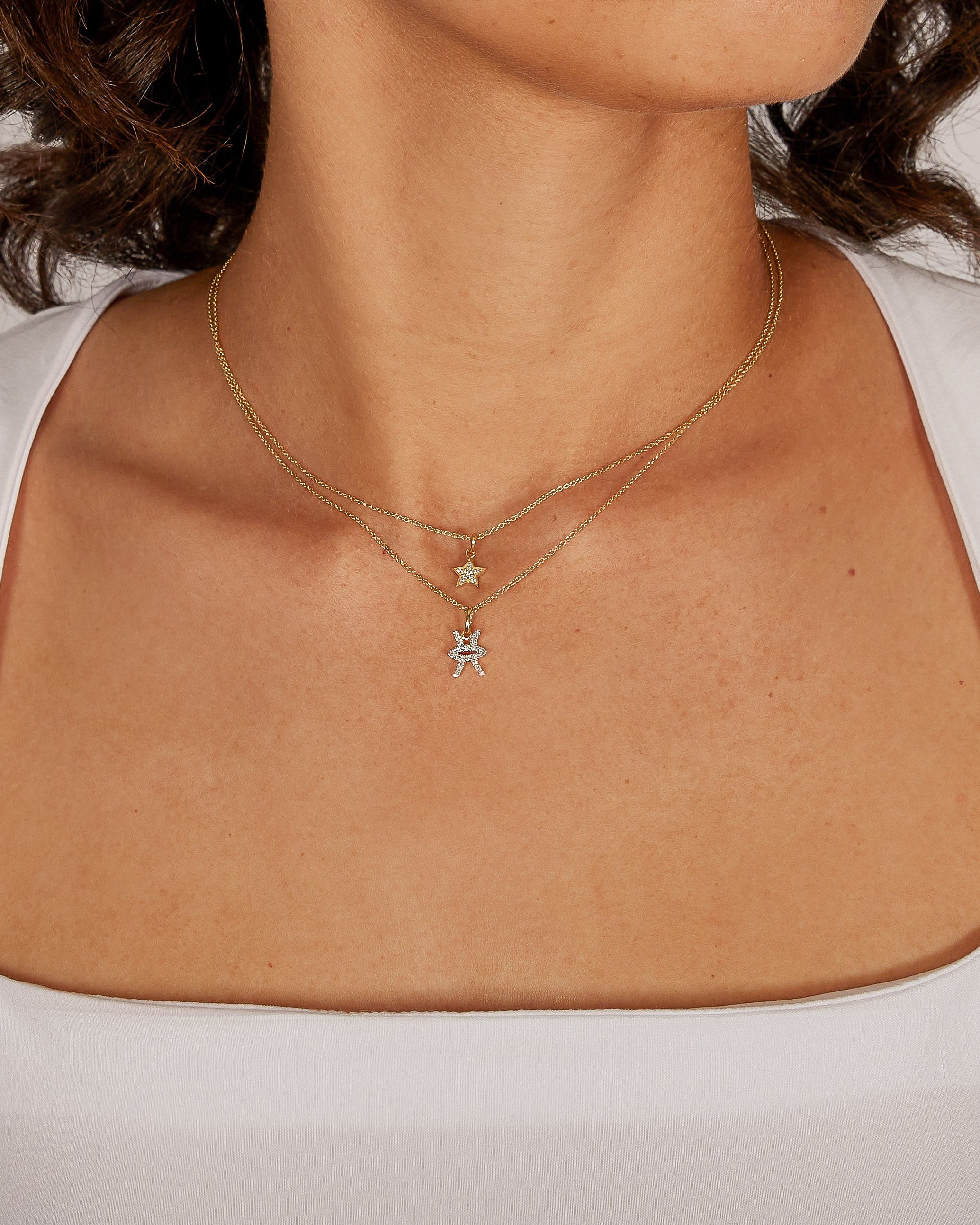 Diamond Zodiac Sign Pendant