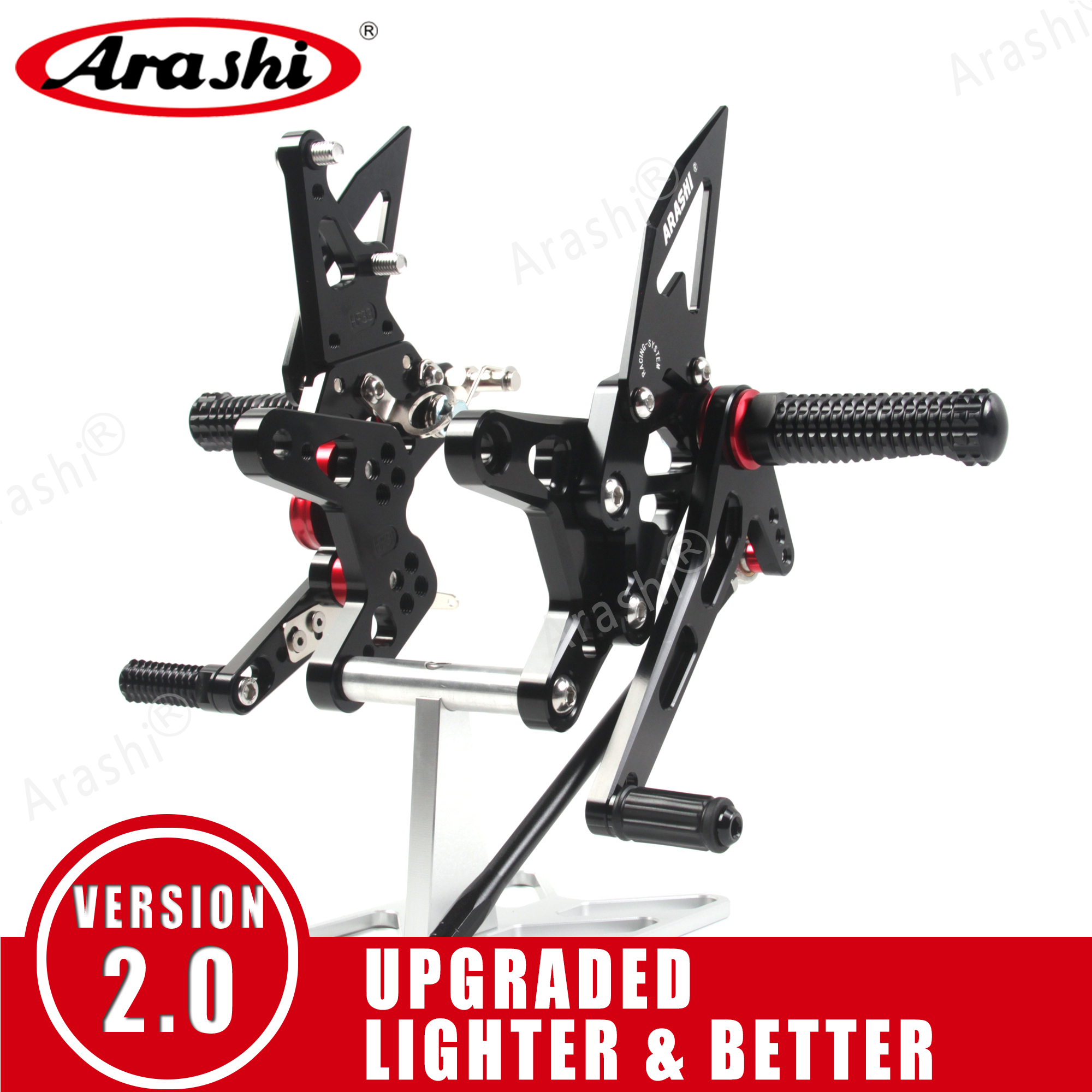 Arashi For KAWASAKI NINJA ZX6R QS 2005 - 2024 Footpeg Rearset