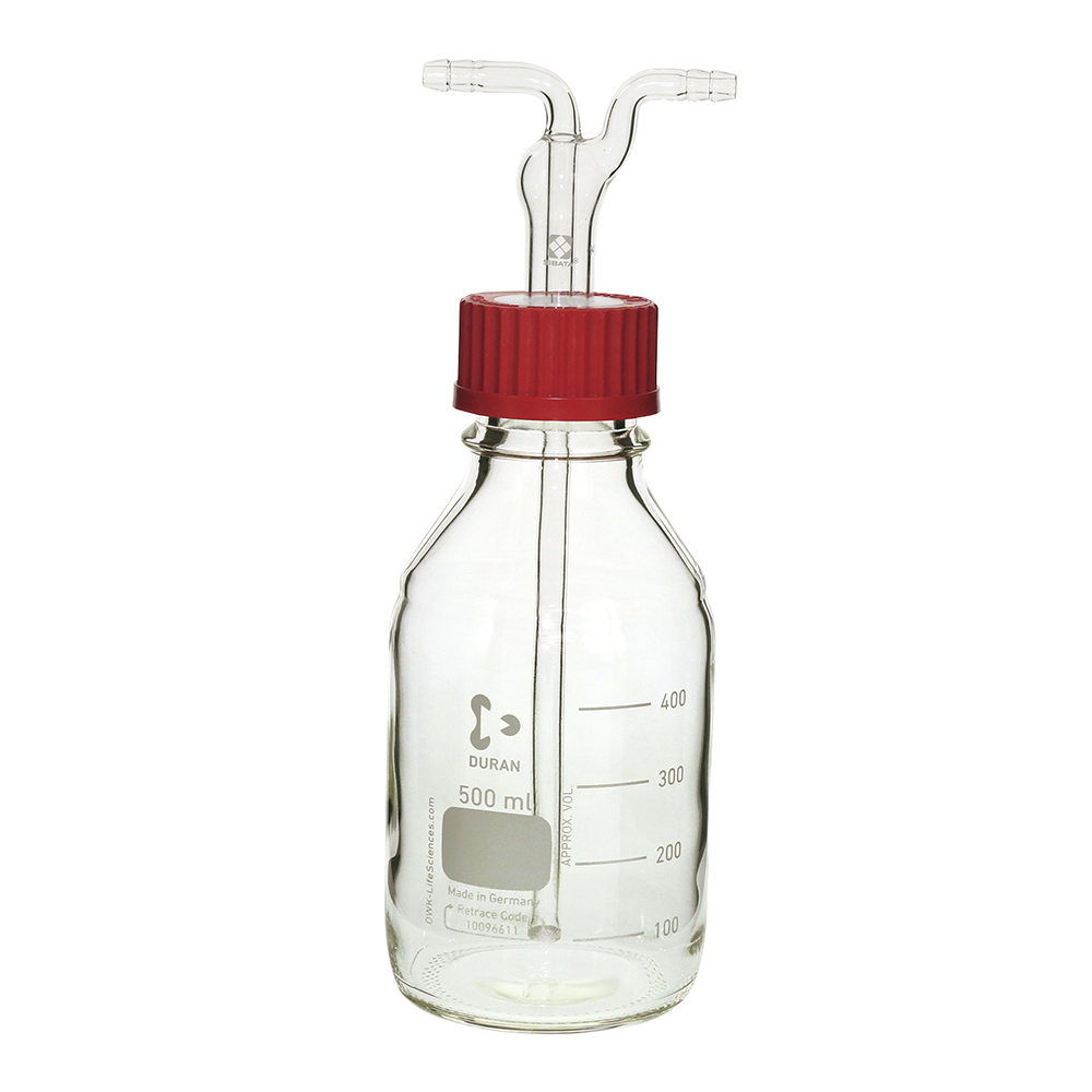 6-758-01 ねじ口洗浄びん フィルター付 500mL 014660-500 【AXEL