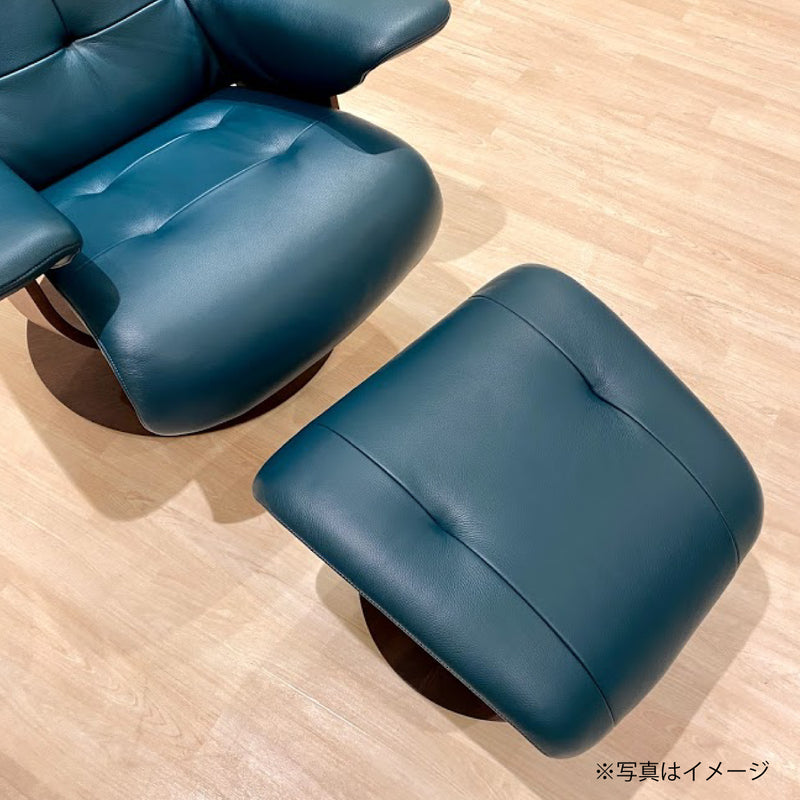 カリモク オットマン RU02model ファースト Mサイズ オーク材 本革