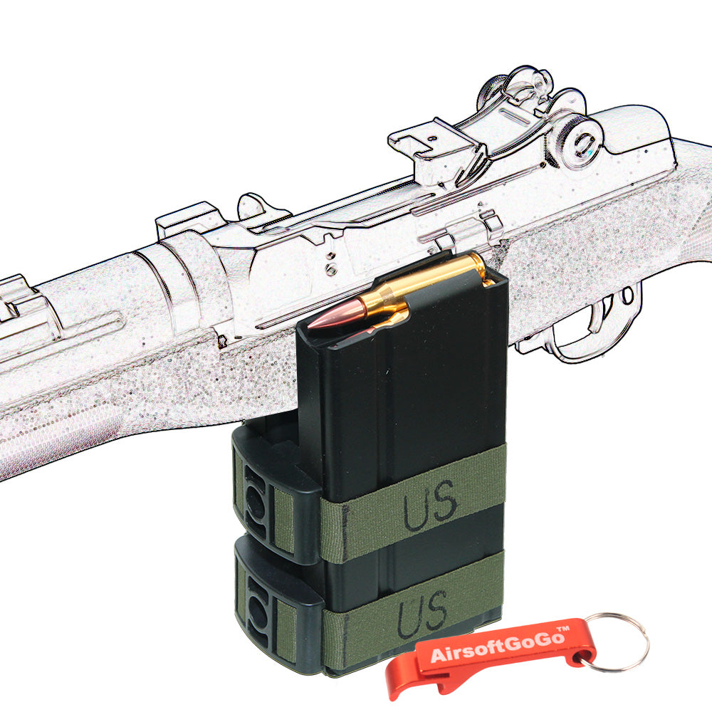 BattleAxe M14用 900連電動給弾式ダブルマガジン (黒)Battleaxe