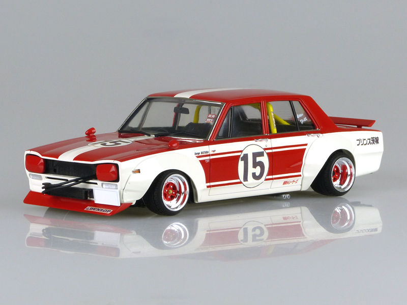 シャコタンコヤジ公認 ハコスカ4Dr. - AOSHIMA SCALE MODEL LINEUP