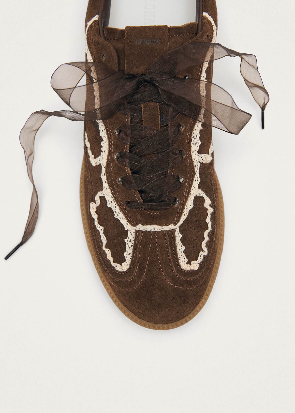 Tb.490 Crochet Chocolate Leather Sneakers | ALOHAS