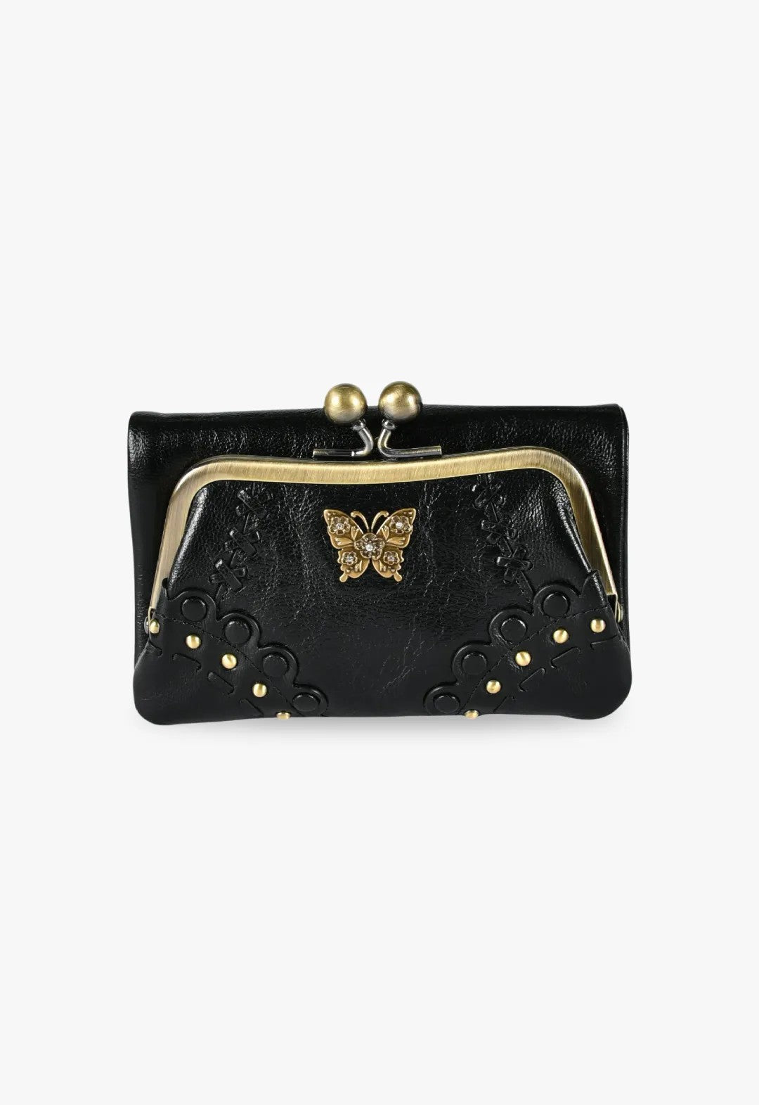 アナ スイ（ANNA SUI）マチルダ 口金二つ折り財布 | バタフライ ギフト