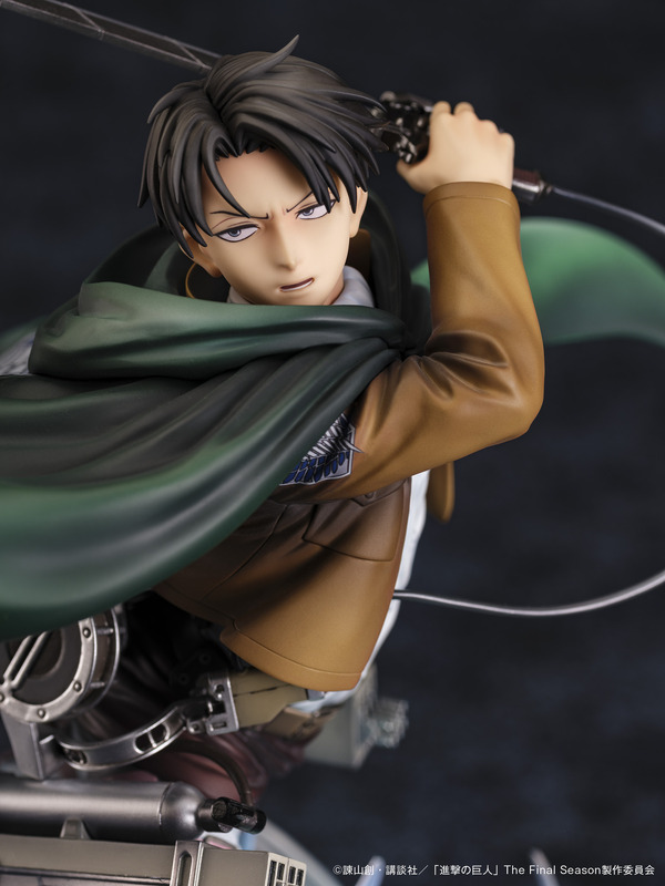 進撃の巨人」リヴァイ、最新1/6スケールフィギュア登場！ “人類最強の