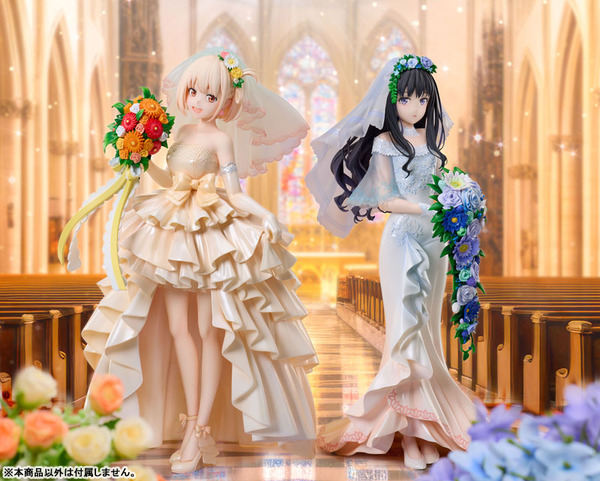 リコリコ」千束＆たきながウェディングドレス姿で登場！ コミケ101限定