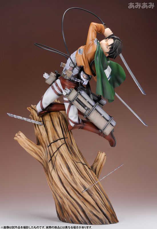 進撃の巨人」リヴァイの人気フィギュアが再登場 立体機動装置も細かく