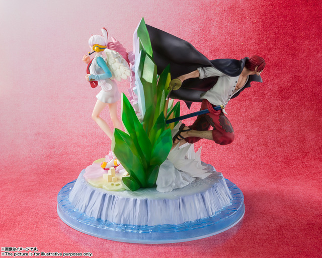 ONE PIECE FILM RED」シャンクス＆ウタが背中合わせのフィギュアに