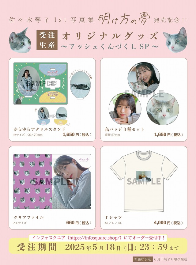 ラブライブ」声優・佐々木琴子1st写真集「明け方の夢」発売記念！ 愛猫