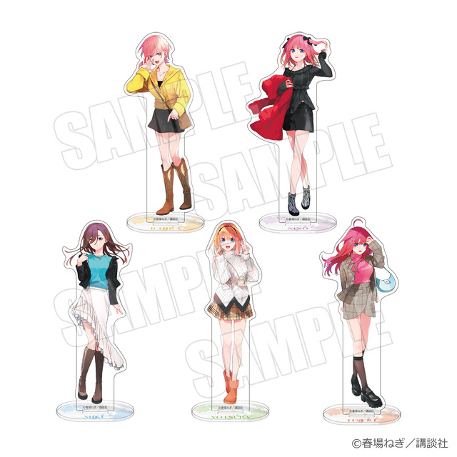 五等分の花嫁」三玖＆四葉ら五つ子と、秋葉原に集合♪ 春場ねぎ描き