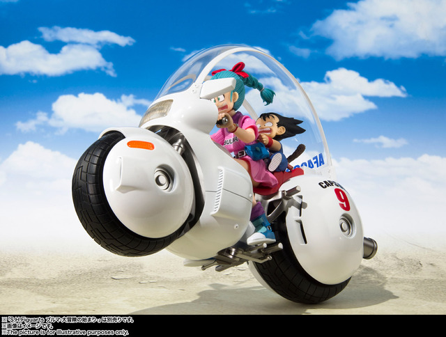 ドラゴンボール」悟空とブルマの“出会い”のバイクのフィギュアが登場