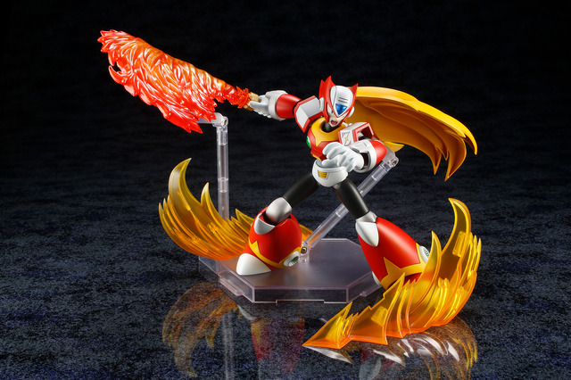 ロックマンX4」エックス ライジングファイアVer.がコトブキヤで