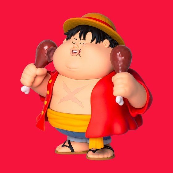 ワンピース」ルフィ＆チョッパーの“Chunky＝ずんぐり”ソフビ登場