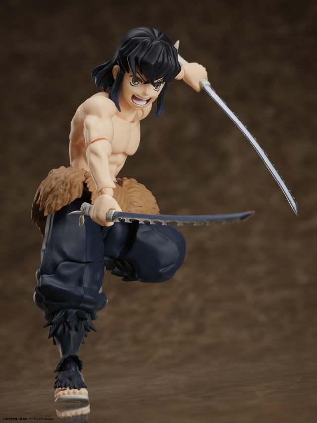 鬼滅の刃」伊之助が1/12スケールのアクションフィギュアに 被り物や
