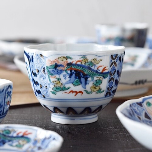 蕎麦猪口 向付 小鉢 - 生活骨董と古布のアンティークショップ antique