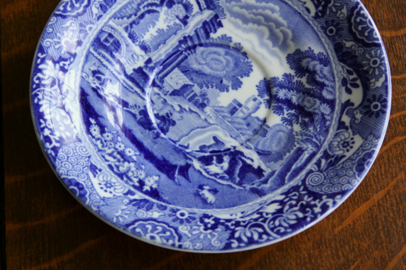 アンティークスポード spode copeland ブルーイタリアン ティーカップ
