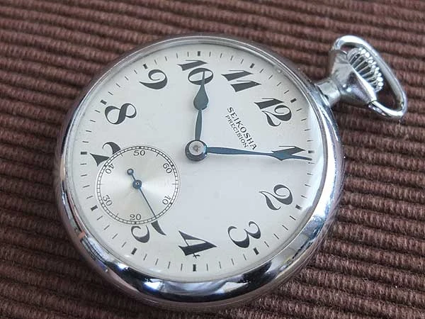 JA-1632| セイコー SEIKO 鉄道時計 19セイコー 初期スクリューバック