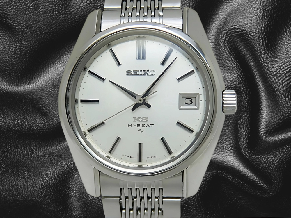 JA-3039| キングセイコー ハイビート 4502-7000 SS シルバーダイヤル